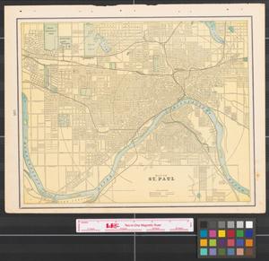 Primary view of object titled '[Maps of St. Paul and Minneapolis, Minnesota]'.