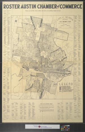 Primary view of object titled 'City of Austin, Texas : Use District Map.'.