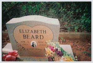 [Headstone of Elizabeth Beard]