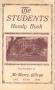 Thumbnail image of item number 1 in: 'The Students Handy Book, Handbook of McMurry College, 1932-1933'.