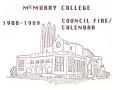 Primary view of Council Fire, Handbook of McMurry College, 1988-1989