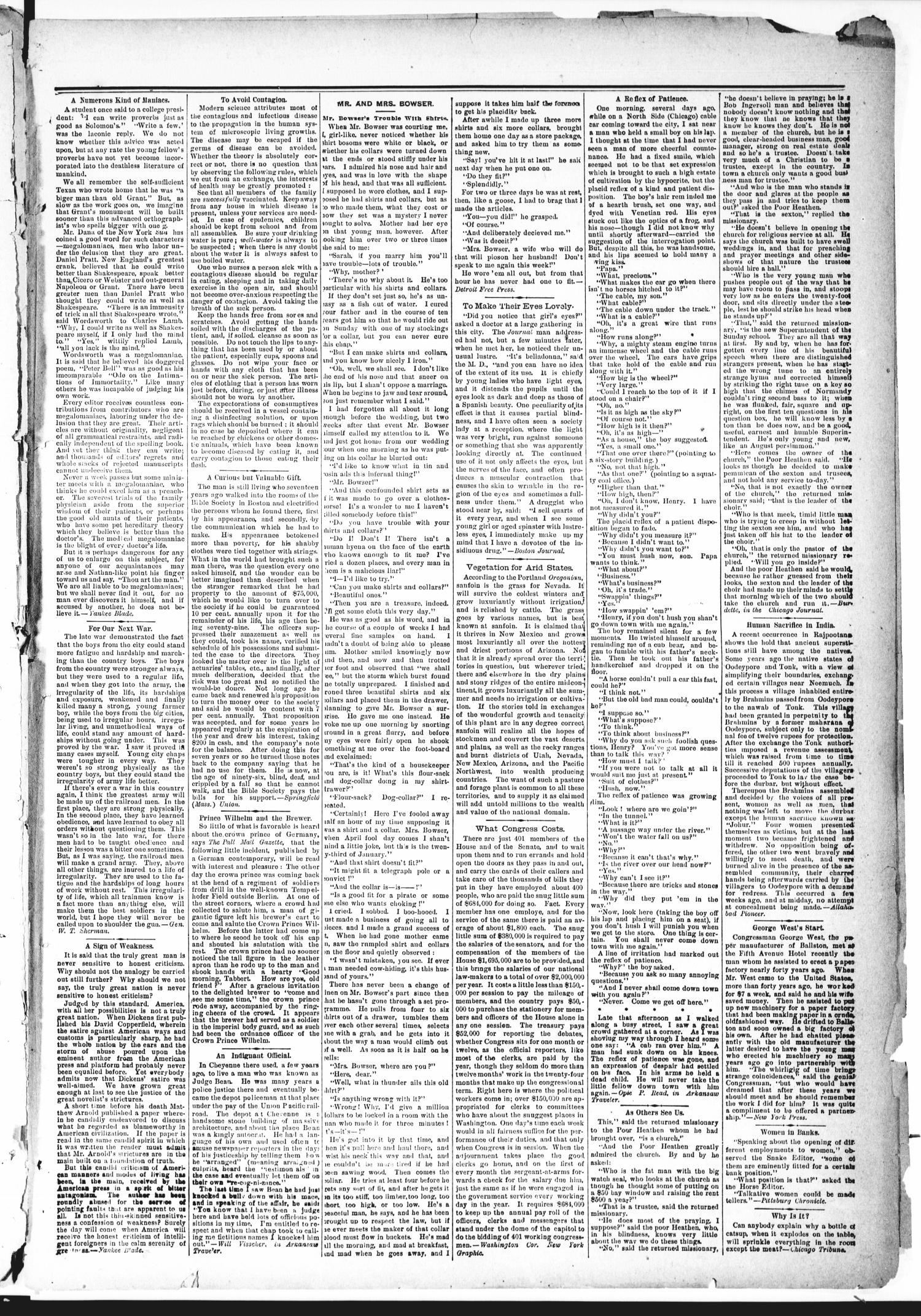 The Mineola Monitor (Mineola, Tex.), Vol. 11, No. 39, Ed. 1 Saturday, June 23, 1888
                                                
                                                    [Sequence #]: 3 of 8
                                                