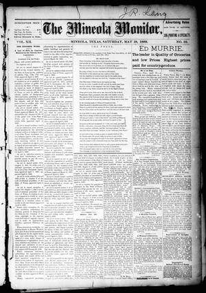 Primary view of object titled 'The Mineola Monitor (Mineola, Tex.), Vol. 12, No. 33, Ed. 1 Saturday, May 18, 1889'.