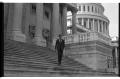 Primary view of [Charles Wilson on the Steps of the U.S. Capitol ]