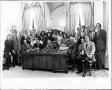 Photograph: [U.S. House Members with Speaker Albert]