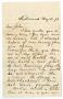 Letter: [Letter from P. W. Osterhout to John Patterson Osterhout