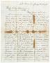 Primary view of [Letter from John Patterson Osterhout to Sally Osterhout, January 13, 1875]