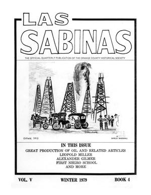 Primary view of object titled 'Las Sabinas, Volume 5, Number 4, October 1979'.