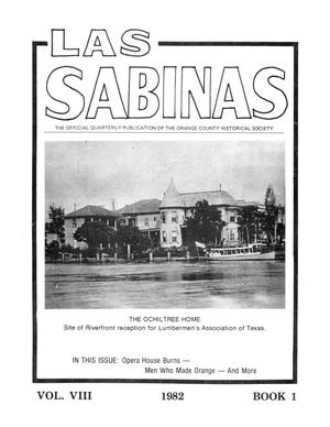 Primary view of object titled 'Las Sabinas, Volume 8, Number 1, January 1982'.