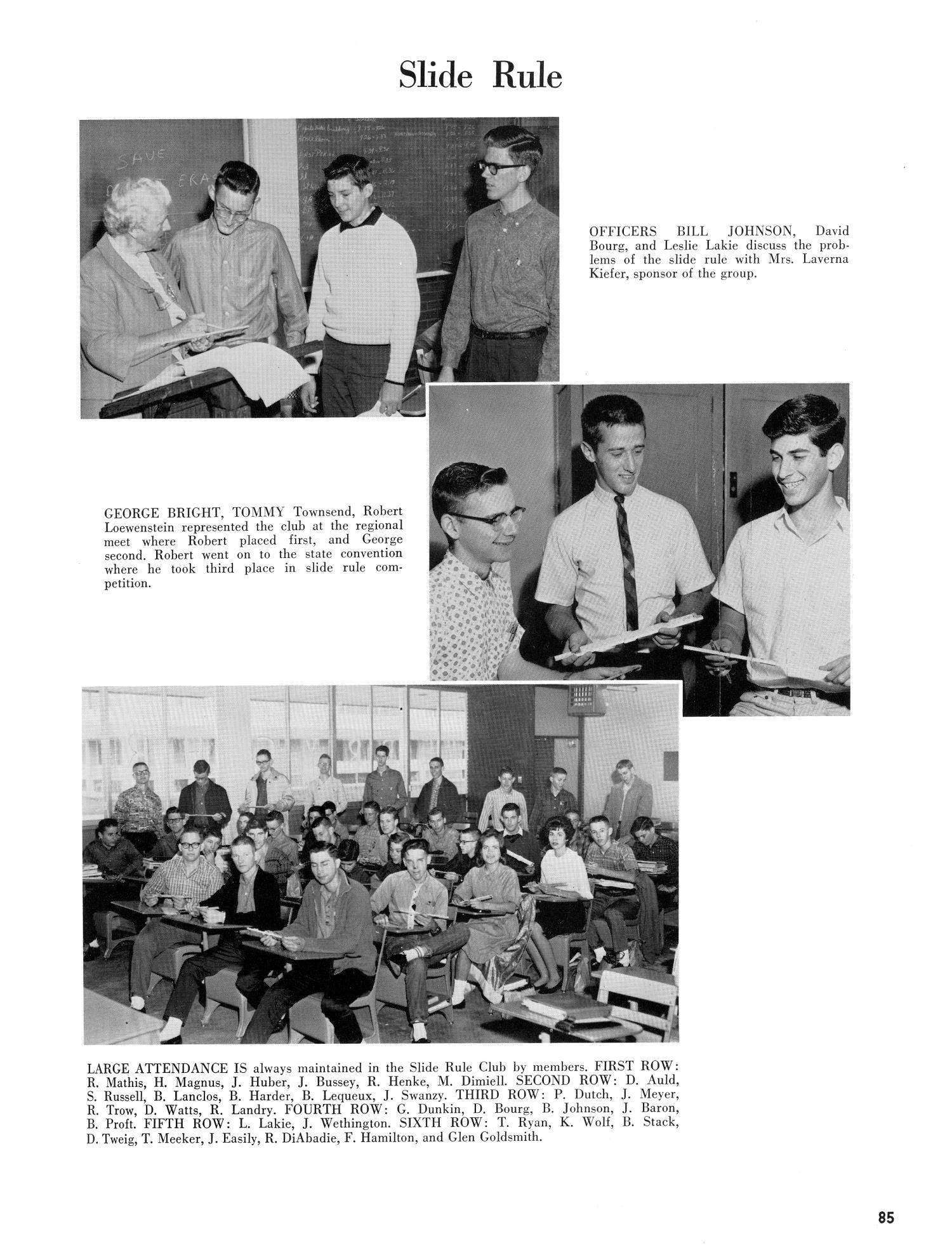 The Yellow Jacket, Yearbook of Thomas Jefferson High School, 1963
                                                
                                                    85
                                                