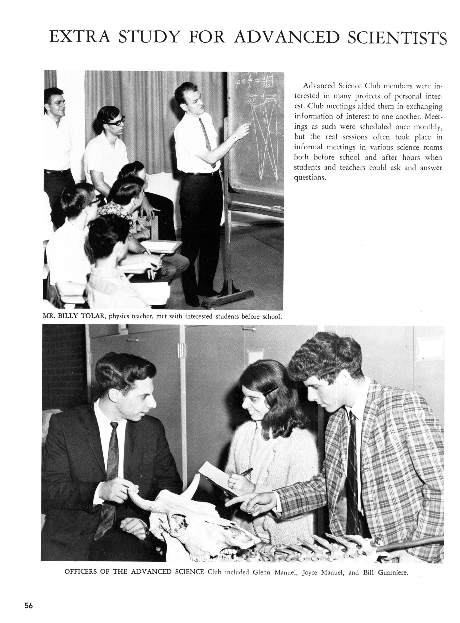 The Yellow Jacket, Yearbook of Thomas Jefferson High School, 1968
                                                
                                                    56
                                                
