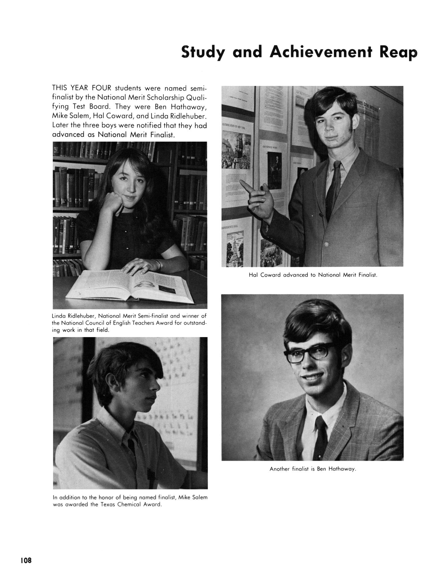 The Yellow Jacket, Yearbook of Thomas Jefferson High School, 1970
                                                
                                                    108
                                                