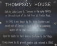 Thumbnail image of item number 1 in: '[Marker: Thompson House]'.