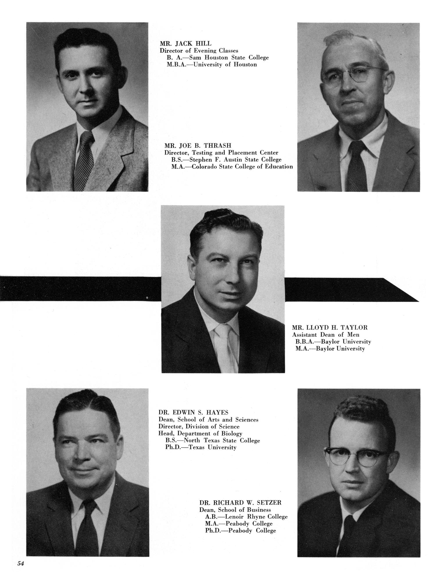 The Cardinal, Yearbook of Lamar State College of Technology, 1957
                                                
                                                    54
                                                