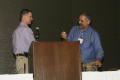 Thumbnail image of item number 1 in: '[Presidential change - Craig Bonds and George Guillen Speaking at TCAFS Business Meeting]'.