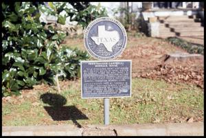 Primary view of [Texas Historical Commission Marker: Pennybacker-Campbell-Wommack House]