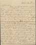 Letter: Letter to Cromwell Anson Jones, 3 December [1880]