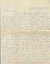 Letter: Letter to Cromwell Anson Jones, 19 July 1879
