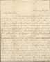 Letter: Letter to Cromwell Anson Jones 29 October [1878]