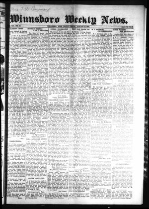 Primary view of object titled 'Winnsboro Weekly News (Winnsboro, Tex.), Vol. 14, No. 18, Ed. 1 Thursday, January 31, 1924'.