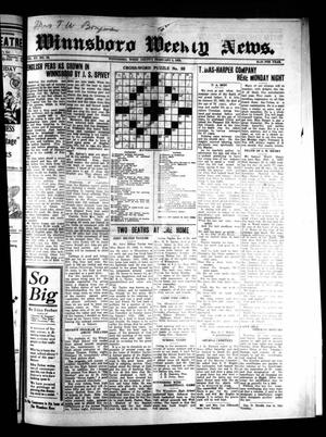 Primary view of object titled 'Winnsboro Weekly News (Winnsboro, Tex.), Vol. 15, No. 18, Ed. 1 Thursday, February 5, 1925'.