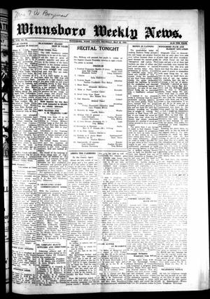 Primary view of object titled 'Winnsboro Weekly News (Winnsboro, Tex.), Vol. 17, No. 33, Ed. 1 Thursday, May 21, 1925'.