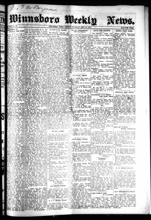 Primary view of object titled 'Winnsboro Weekly News (Winnsboro, Tex.), Vol. 17, No. 51, Ed. 1 Thursday, September 24, 1925'.