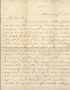 Letter: Letter to Cromwell Anson Jones, 9 January 1878