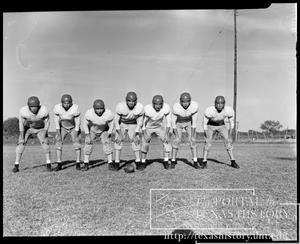 Primary view of object titled '[Valley Mills Backs (football team) #3]'.