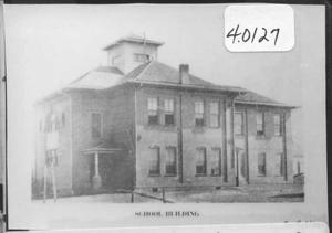 Primary view of object titled '[Aubrey School During 1908]'.