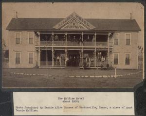 Primary view of object titled '[The Mullins Hotel]'.