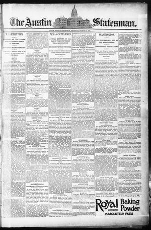 The Austin Statesman. (Austin, Tex.), Ed. 1 Thursday, March 12, 1891