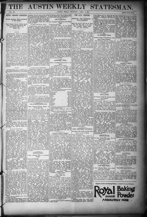 Primary view of object titled 'The Austin Weekly Statesman. (Austin, Tex.), Vol. 20, Ed. 1 Thursday, April 14, 1892'.