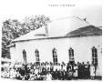 Photograph: Congregation of St. John Baptist Church in Front of the Church