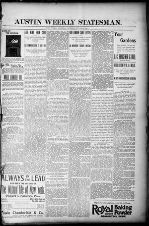 Primary view of object titled 'Austin Weekly Statesman. (Austin, Tex.), Ed. 1 Thursday, January 16, 1896'.
