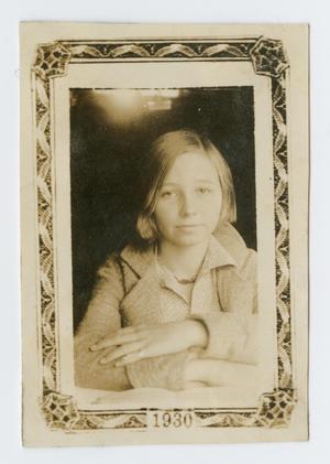 Primary view of object titled '[Portrait of a Teenage Girl]'.