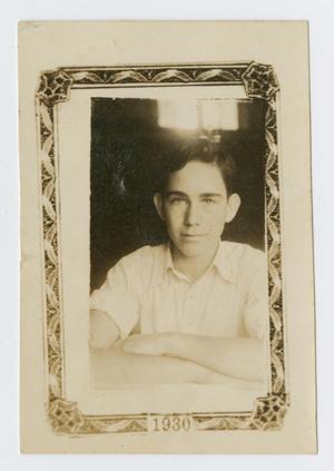Primary view of object titled '[Joseph Kilgore as a Teenager]'.