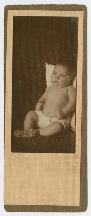Primary view of object titled '[Charles Kilgore as an Infant]'.