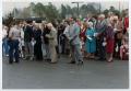 Primary view of [Crowd at the Helen Hall Libary Dedication]