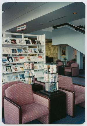 Primary view of object titled '[Seating Area Inside Helen Hall Library]'.