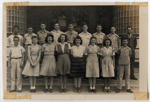 Primary view of object titled '[League City High School Class of 1947]'.