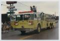 Photograph: [Yellow Fire Truck in a Parade]
