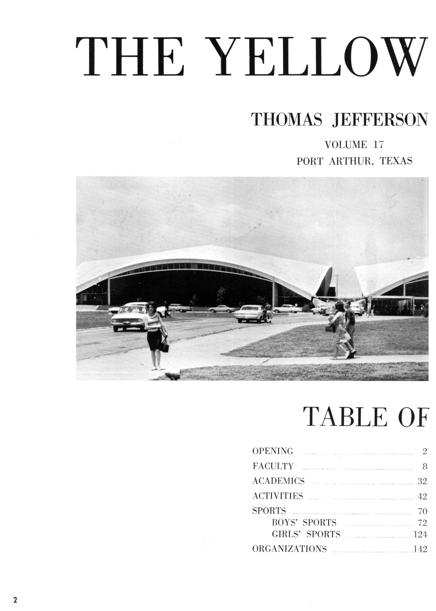 The Yellow Jacket, Yearbook of Thomas Jefferson High School, 1964
                                                
                                                    2
                                                