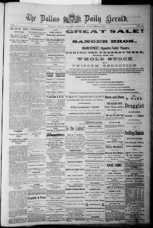 Primary view of object titled 'The Dallas Daily Herald. (Dallas, Tex.), Vol. 1, No. 251, Ed. 1 Sunday, November 30, 1873'.