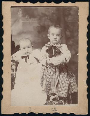 Primary view of object titled '[Portrait of Arthur and Jim Harmon]'.