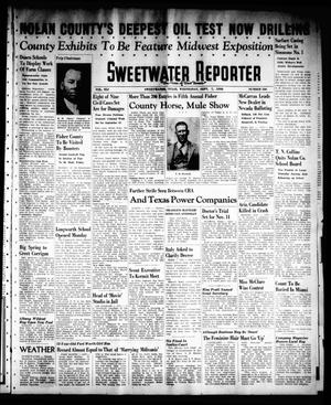 Primary view of object titled 'Sweetwater Reporter (Sweetwater, Tex.), Vol. 41, No. 130, Ed. 1 Wednesday, September 7, 1938'.