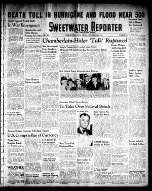 Primary view of object titled 'Sweetwater Reporter (Sweetwater, Tex.), Vol. 41, No. 141, Ed. 1 Friday, September 23, 1938'.