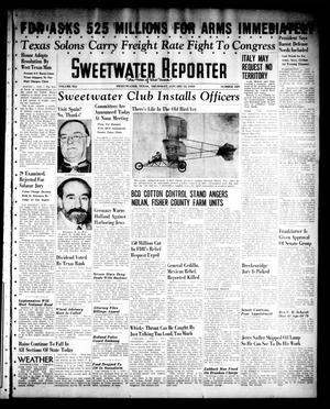 Primary view of object titled 'Sweetwater Reporter (Sweetwater, Tex.), Vol. 41, No. 229, Ed. 1 Thursday, January 12, 1939'.