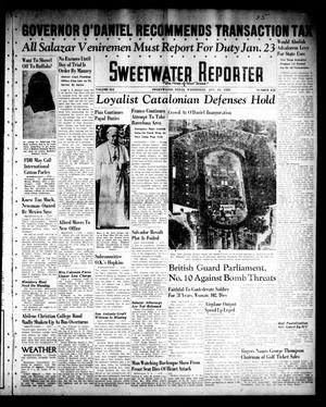 Primary view of object titled 'Sweetwater Reporter (Sweetwater, Tex.), Vol. 41, No. 232, Ed. 1 Wednesday, January 18, 1939'.