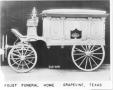 Photograph: Foust Funeral Home Hurse Wagon
